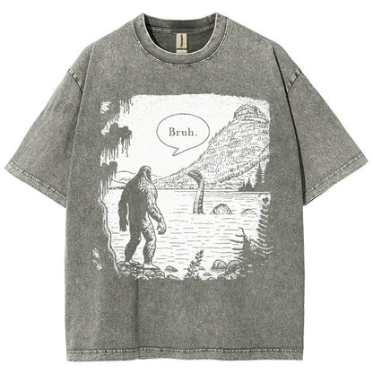 Bruh Vintage Distressed T-shirt