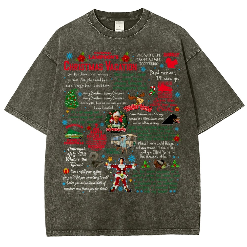 Holiday Vacation Quote Vintage Distressed T-shirt