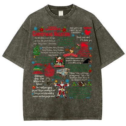 Holiday Vacation Quote Vintage Distressed T-shirt