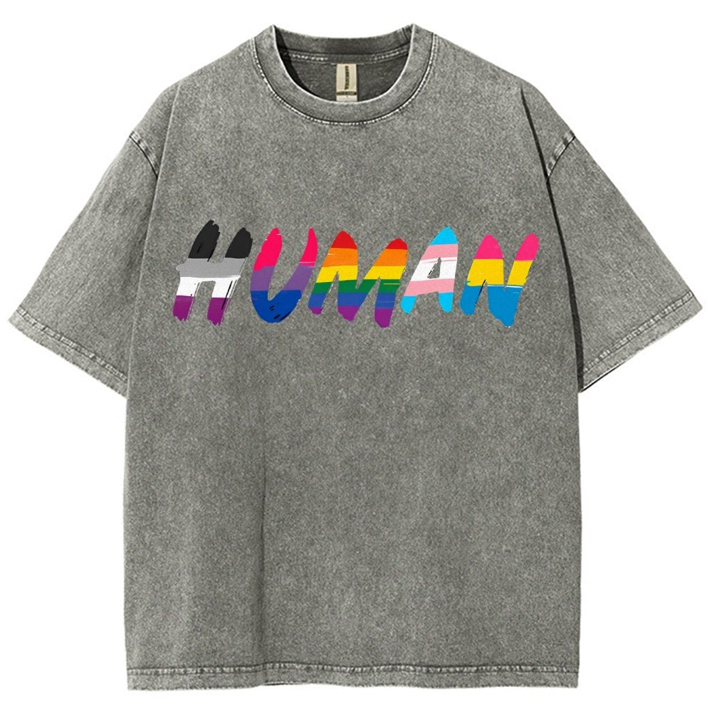 Human Vintage Distressed T-shirt