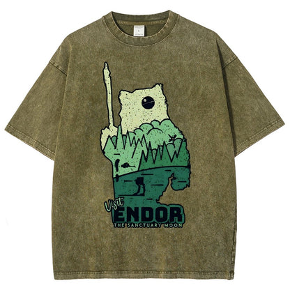 Endoe Vintage Distressed T-shirt