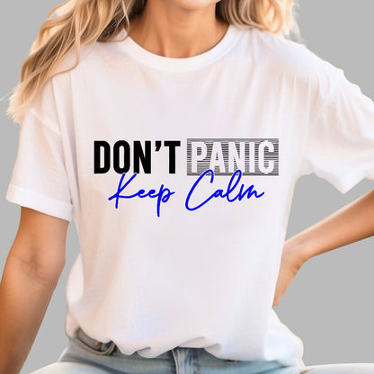 Don't Panic Keep Calm Geek T-Shirt