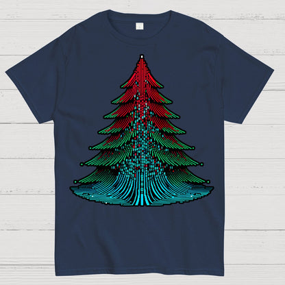 Binary Christmas Tree Geek T-Shirt