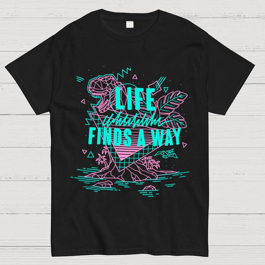 Life finds a way Unisex Geek T-Shirt