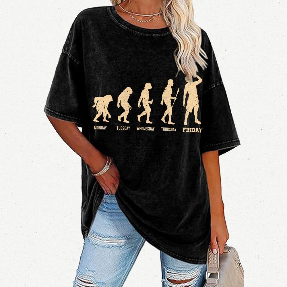 Weekvolution Vintage Distressed T-shirt