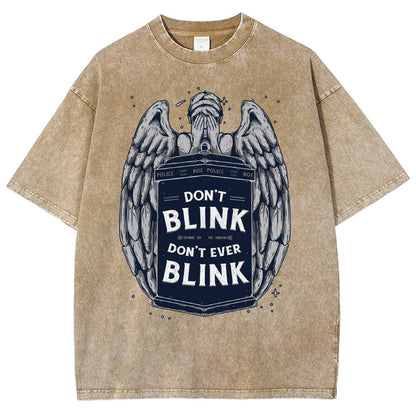 Don't Blink Vintage Distressed T-shirt