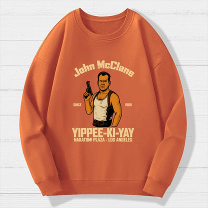 Yippee Ki Yay Geek Cotton Sweatshirt