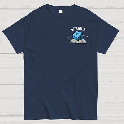 Wizard Dice Front And Back Printing Geek T-Shirt