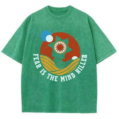 Fear Is The Mind Killer - Vintage Distressed Retro Scifi Vintage Distressed T-shirt