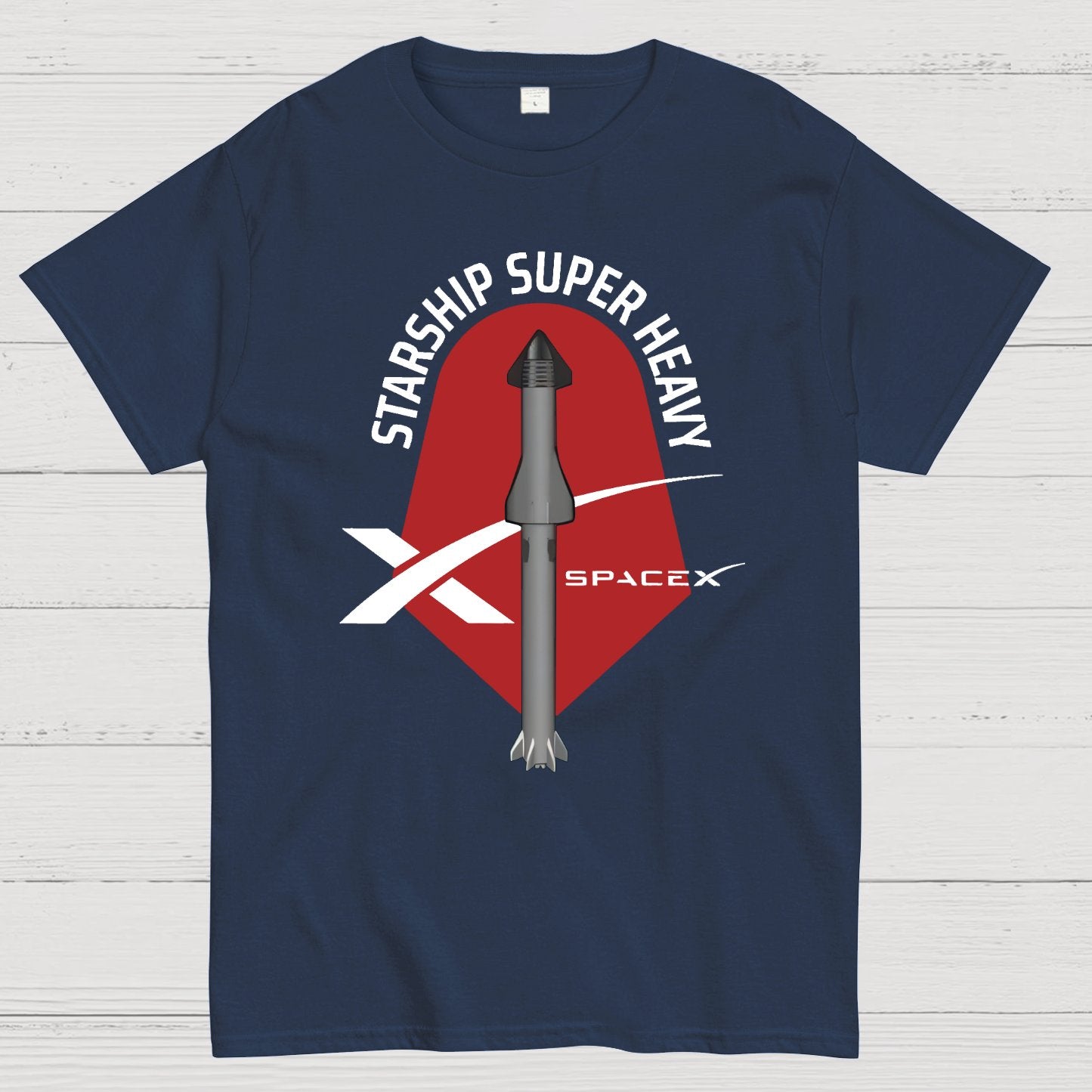 SpaceX Starship Rocket Geek T-Shirt