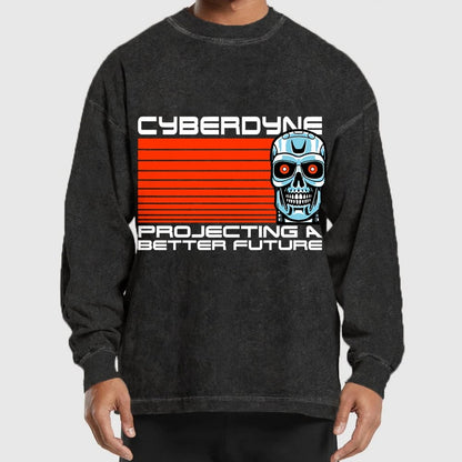 Future Robot Company Washed Long Sleeve Tee