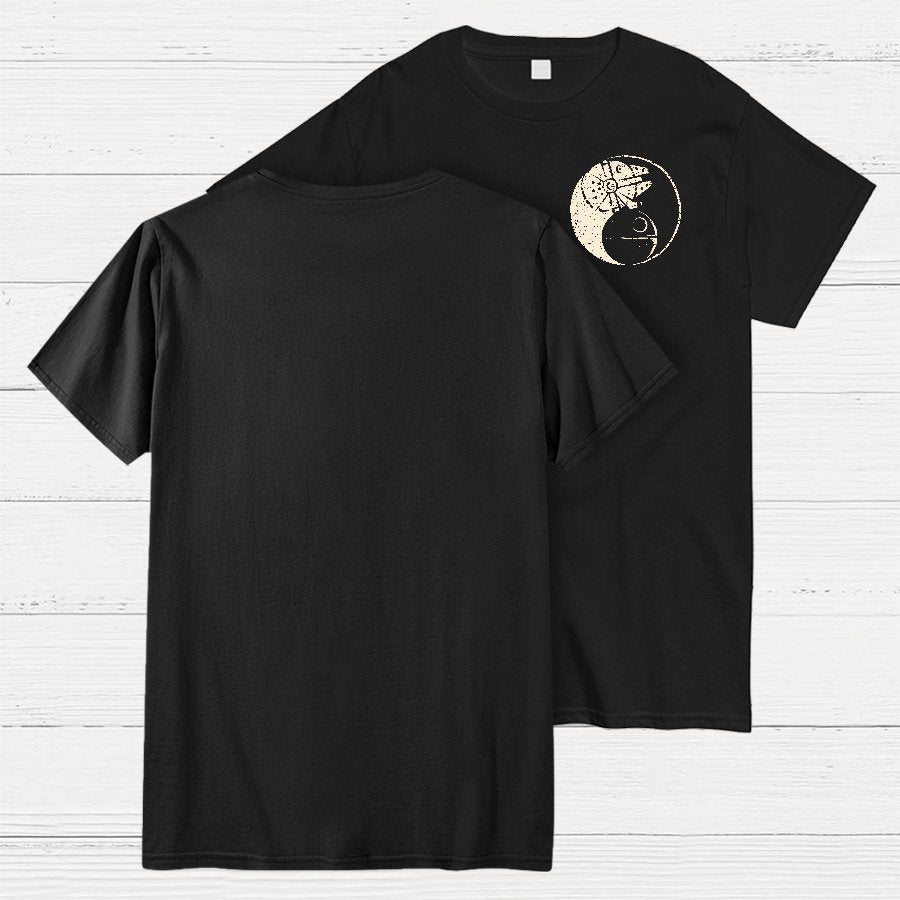 Balancing The Energy Front And Back Printing Geek T-Shirt