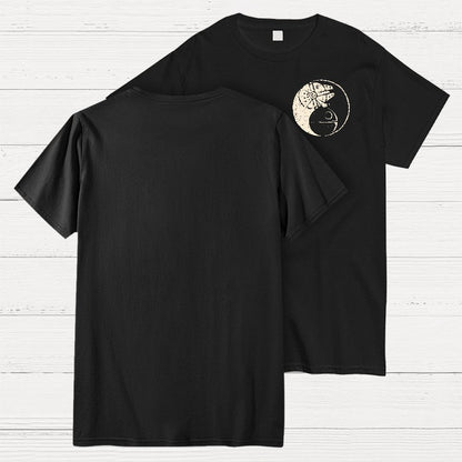 Balancing The Energy Front And Back Printing Geek T-Shirt