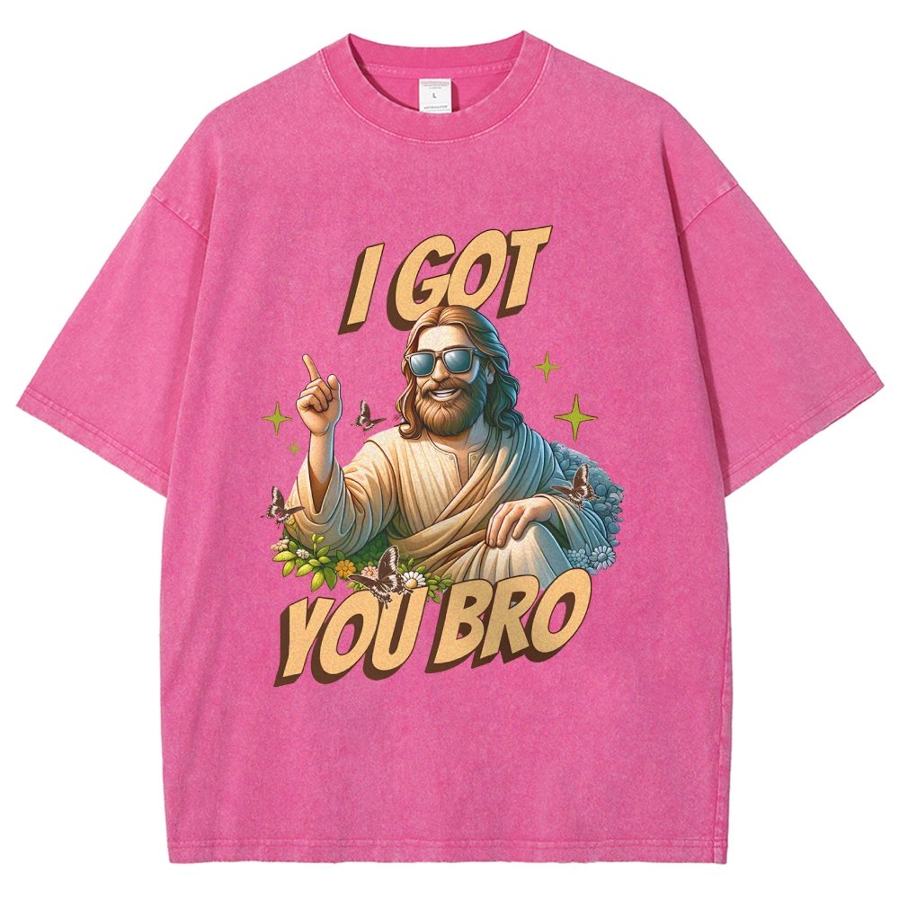 I Got You Bro , Funny Vintage Distressed T-shirt