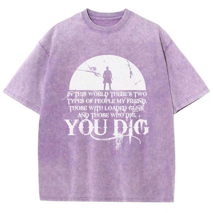 In This World There's Two Kinds Of People Vintage Distressed T-shirt