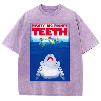 TEETH Vintage Distressed T-shirt