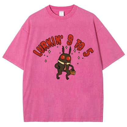 Mothman's Day Job Vintage Distressed T-shirt
