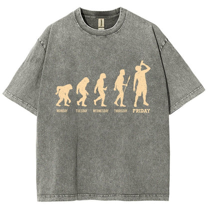 Weekvolution Vintage Distressed T-shirt