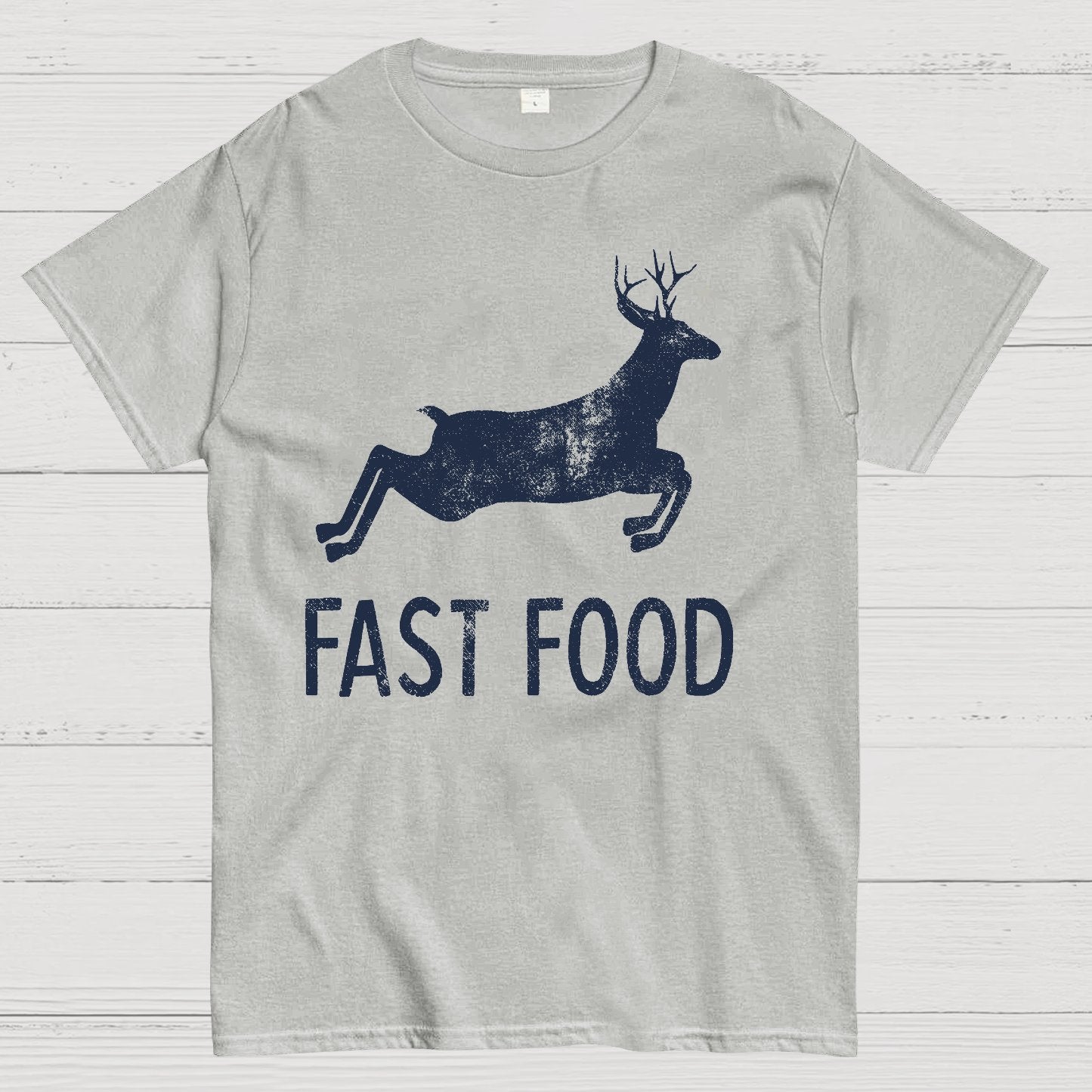 Fast Food Deer Funny Joke Hunting Geek T-Shirt