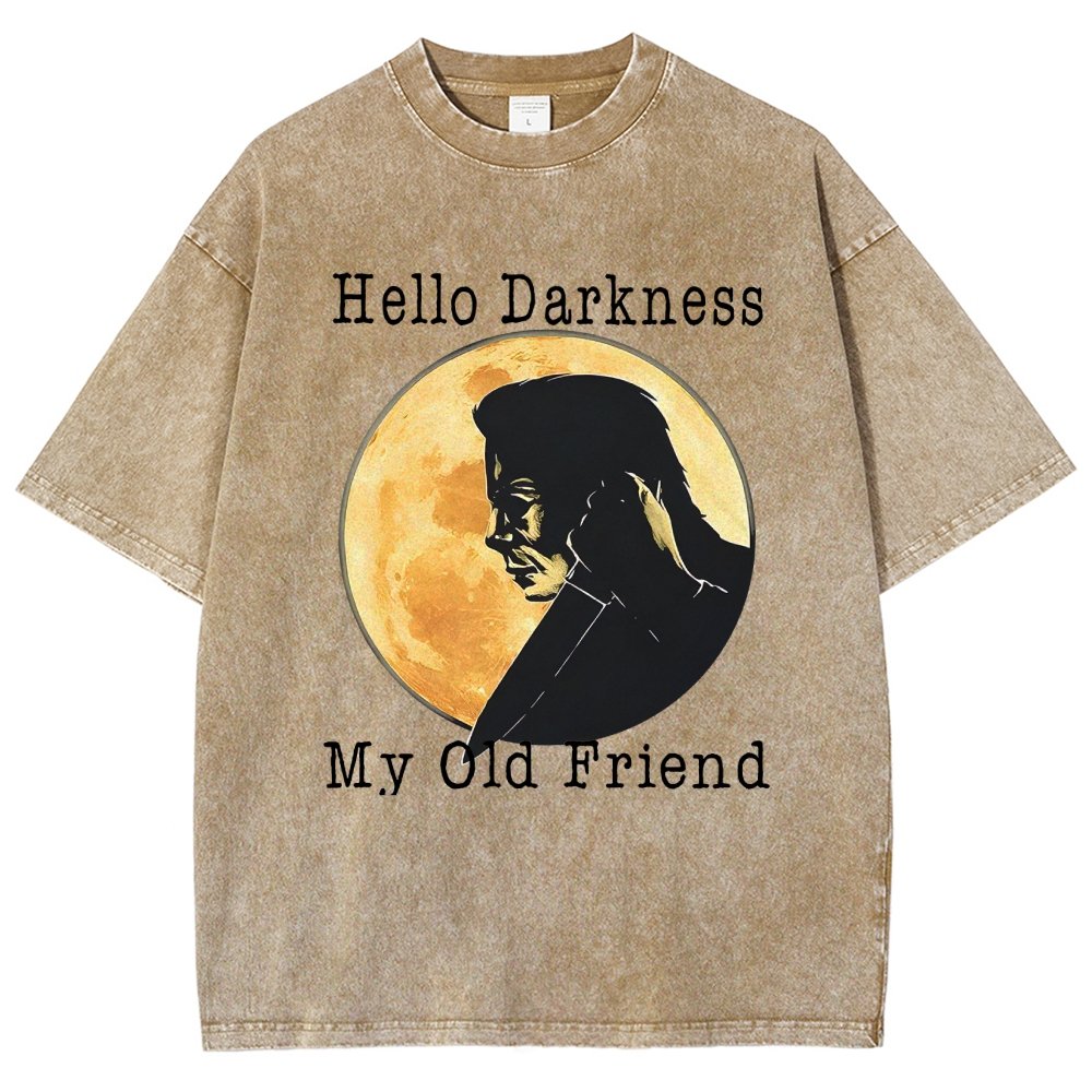 Hello Darkness My Old Friend Vintage Distressed T-shirt