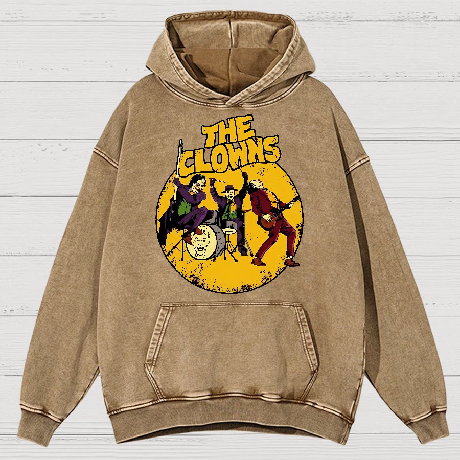 Horror Killer Rock Vintage Distressed Hoodie