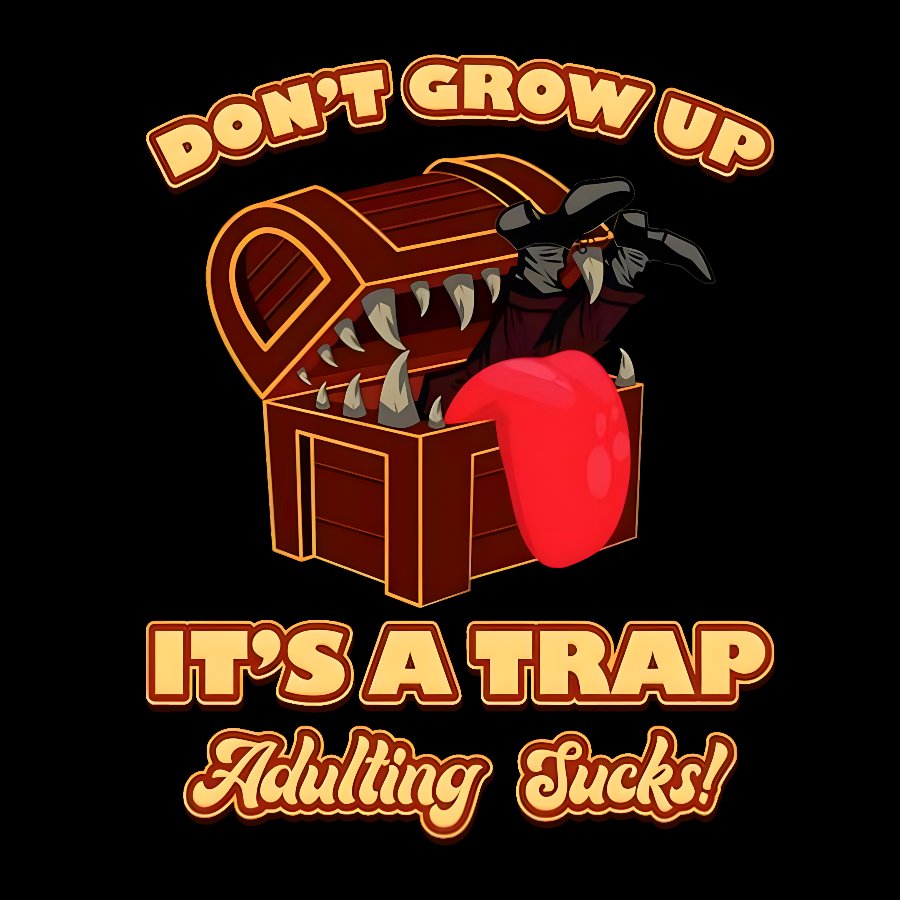 Don't Grow Up It's A Trap Geek T-Shirt