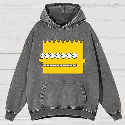 Comics Multi Multi Funny Nerd Vintage Distressed Hoodie
