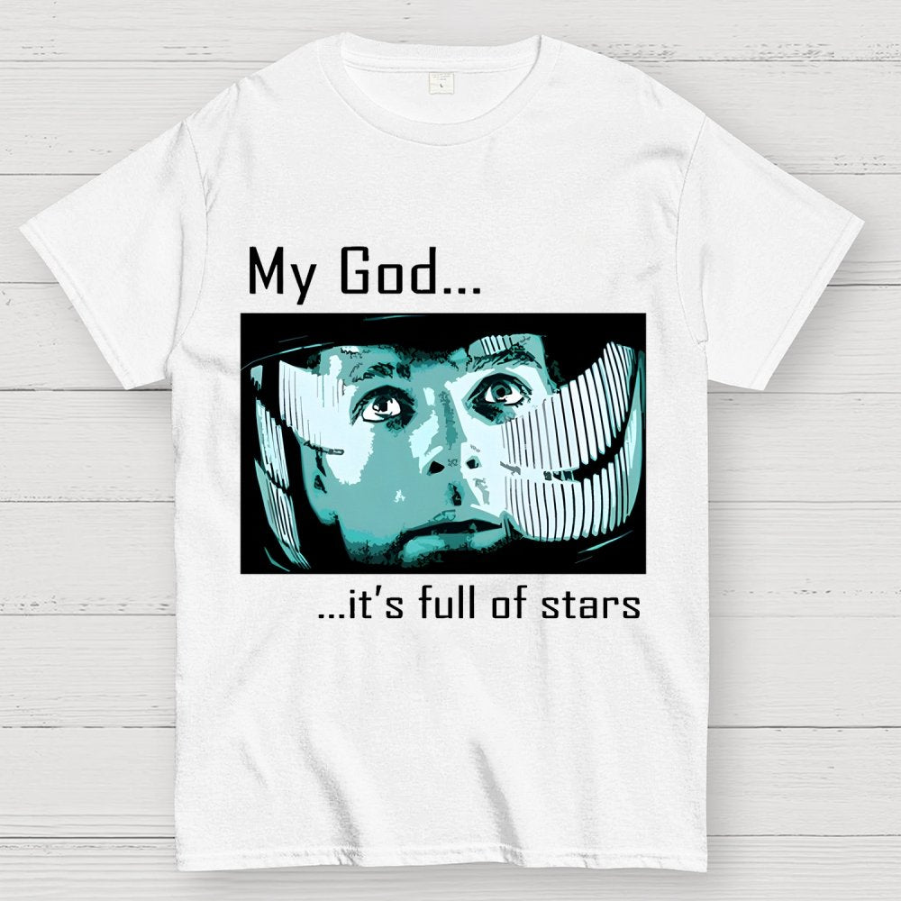 My God t's full of stars! Unisex Geek T-Shirt