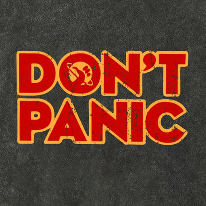 Dont Panic Vintage Distressed T-shirt