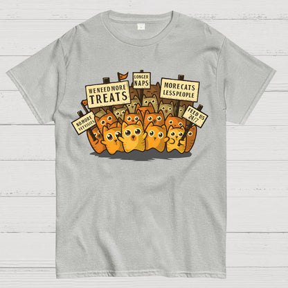 Kitten Protest Geek T-Shirt