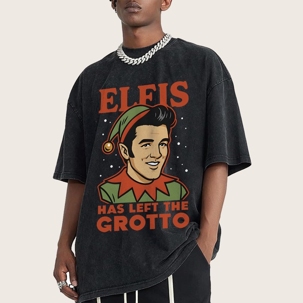 Elfis Vintage Distressed T-shirt