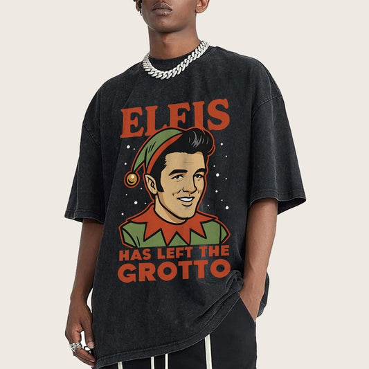 Elfis Vintage Distressed T-shirt