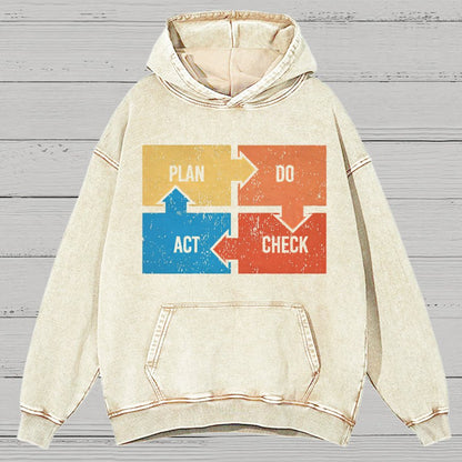 Deming Funny Vintage Distressed Hoodie
