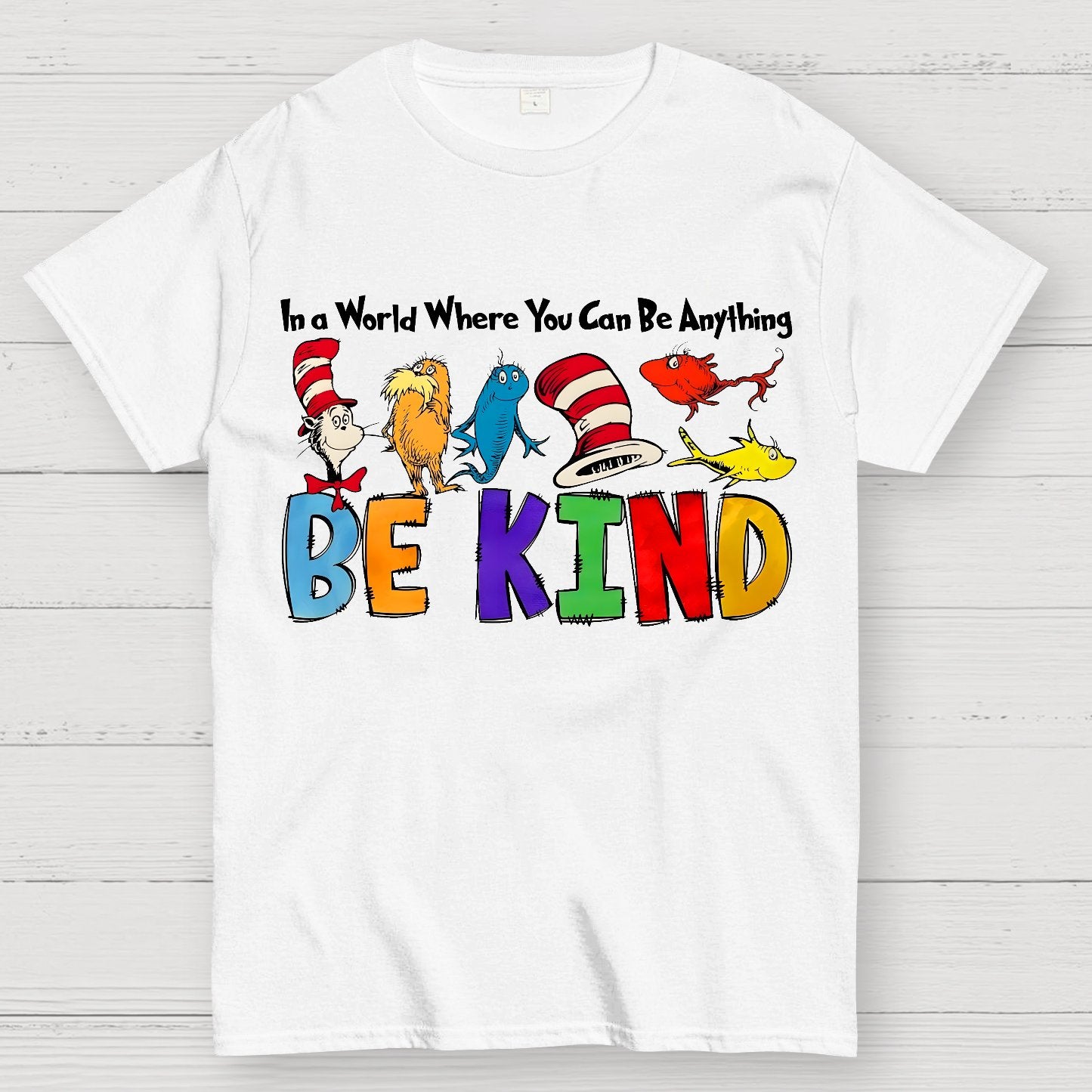 In a World Where You Can Be Anything Be Kind Nerd Geek T-Shirt