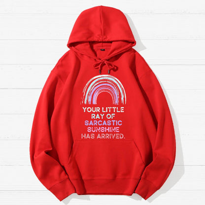 Your Little Ray of Sarcastic Sunshine Has Arrived  Geek Cotton Hoodie