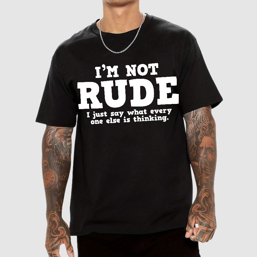 I'm not Rude I Just Have The Balls to Say What Everyone Else is Thinking Geek T-Shirt