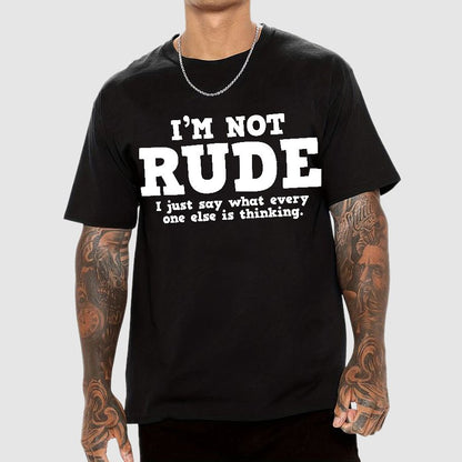 I'm not Rude I Just Have The Balls to Say What Everyone Else is Thinking Geek T-Shirt