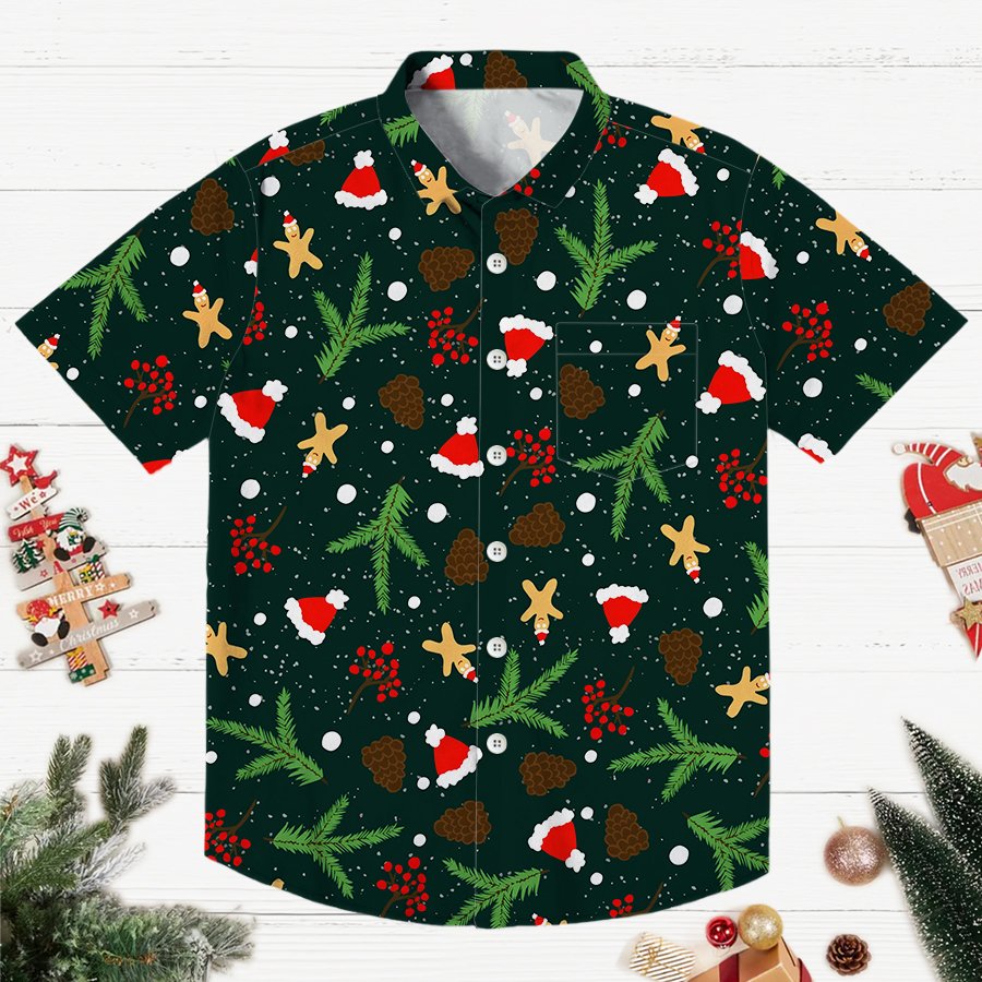 Christmas Cookies Print Geeky Shirt