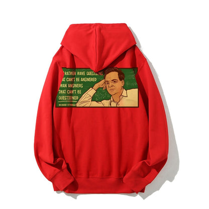 Feynman Science Printed Back Cotton Hoodie