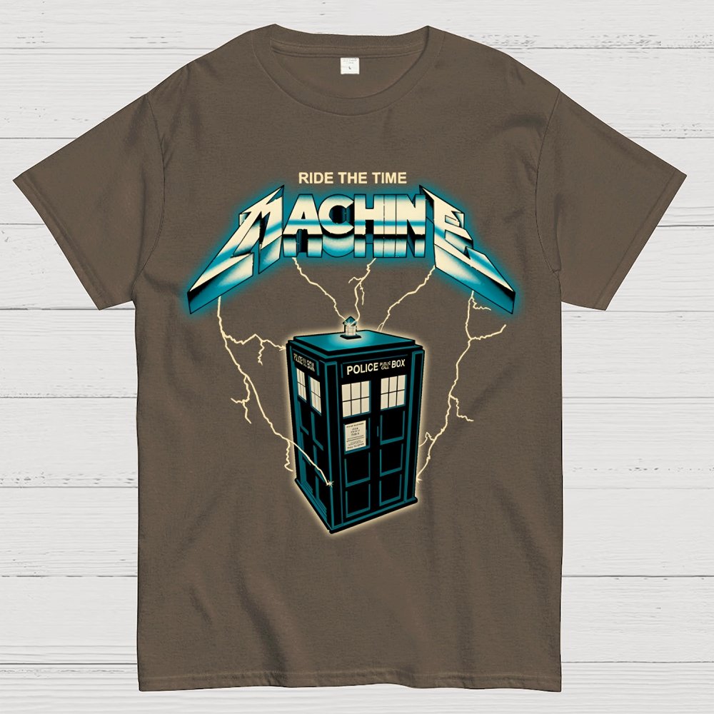 Ride the Time Machine Geek T-Shirt
