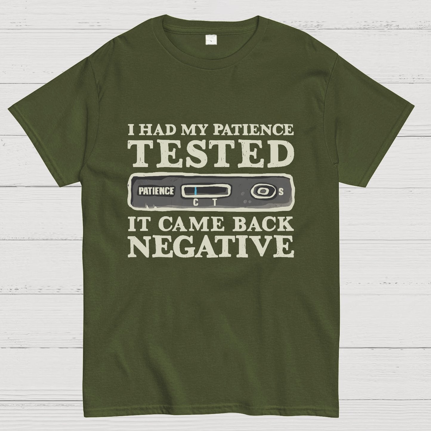 I Had My Patience Tested (Science) Geeky T-Shirt