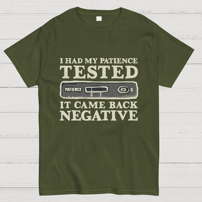 I Had My Patience Tested (Science) Geeky T-Shirt