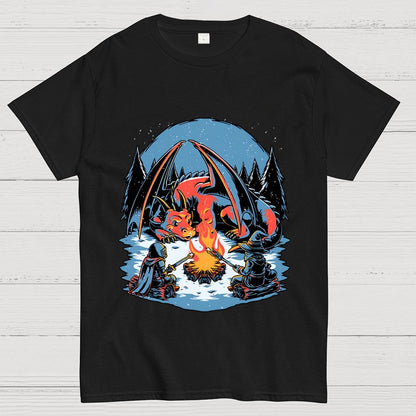 Cozy Dragon Fantasy Geek T-Shirt