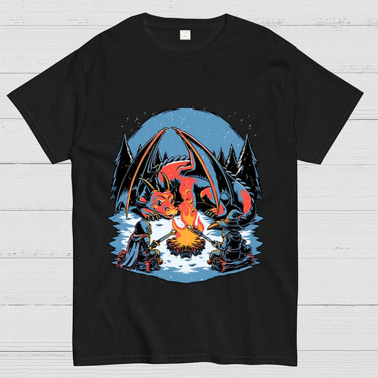 Cozy Dragon Fantasy Geek T-Shirt