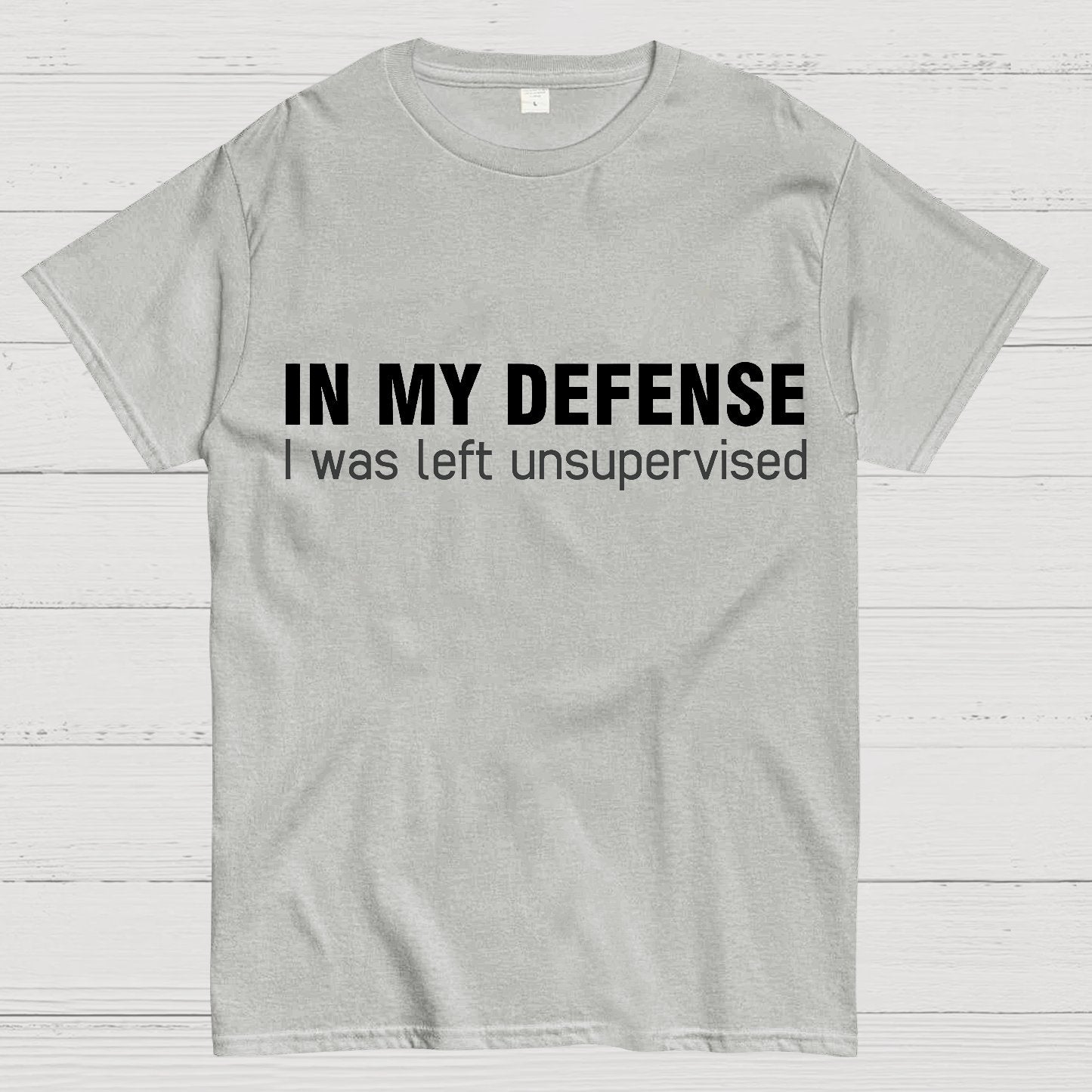 I Was Left Unsupervised Geeky T-Shirt