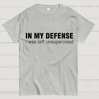 I Was Left Unsupervised Geeky T-Shirt