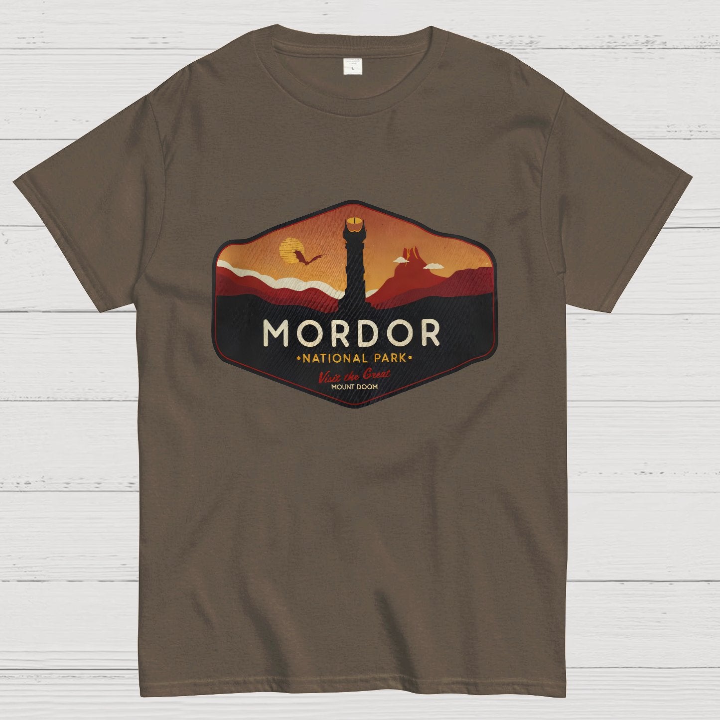 Mysterious Realm National Park Nerdy T-Shirt