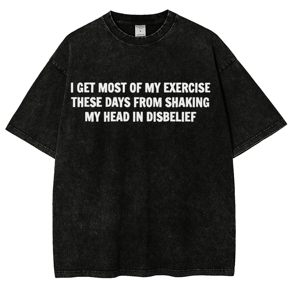 Shaking My Head Sarcastic  Vintage Distressed T-shirt