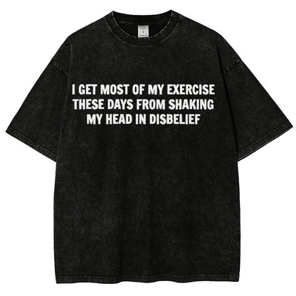 Shaking My Head Sarcastic  Vintage Distressed T-shirt