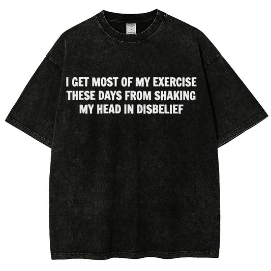 Shaking My Head Sarcastic  Vintage Distressed T-shirt